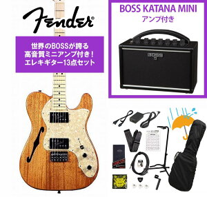 Fender / ISHIBASHI FSR Made in Japan Traditional 70s Telecaster Thinline Natural Mahogany Body BOSS KATANA MINI �A���v�t��13�_�Z�b�g�I�s�����}���`�c�[���v���[���g!�t�yYRK�z
