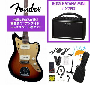 Fender / ISHIBASHI FSR MIJ Traditional 60S Jazzmaster 3 Tone Sunburst Slab RW FB With Anodized PG BOSS KATANA MINI �A���v�t��13�_�Z�b�g�I�s�����}���`�c�[���v���[���g!�t�yYRK�z
