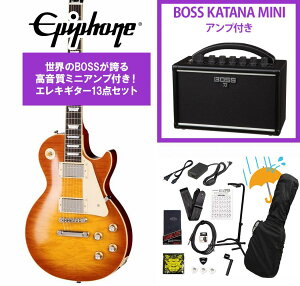Epiphone / Inspired by Gibson Custom 1960 Les Paul Standard Reissue Iced Tea Burst �G�s�t�H�� BOSS KATANA MINI �A���v�t��13�_�Z�b�g�I�yYRK�z