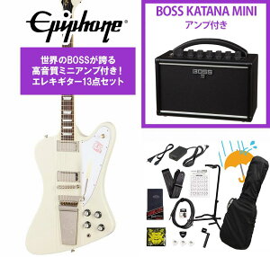 Epiphone / Inspired by Gibson Custom 1963 Firebird V With Maestro Vibrola Reissue Polaris White BOSS KATANA MINI �A���v�t��13�_�Z�b�g�I�yYRK�z