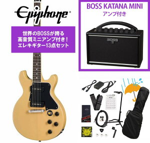 Epiphone / Inspired by Gibson Custom 1960 Les Paul Special Double Cut Reissue TV Yellow �G�s�t�H�� BOSS KATANA MINI �A���v�t��13�_�Z�b�g�I�yYRK�z