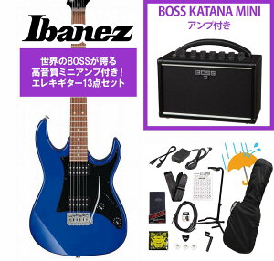 Ibanez / GIO Ibanez GRX20 Jewel Blue (JB) �y�C�O���f���Ɛ�̔��z BOSS KATANA MINI �A���v�t��13�_�Z�b�g�I