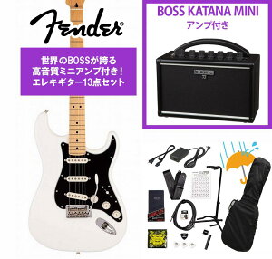 Fender / Made in Japan Hybrid II Stratocaster Maple FB Arctic White BOSS KATANA MINI �A���v�t��13�_�Z�b�g�I�sFENDER�[�d���`���[�i�[�v���[���g!�t�yYRK�z