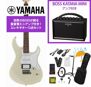 YAMAHA / PACIFICA112V VW (���B���e�[�W�z���C�g) PAC-112V �p�V�t�B�J BOSS KATANA MINI �A���v�t��13�_�Z�b�g�I