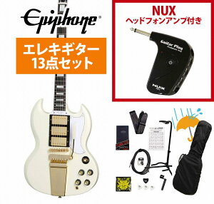 Epiphone / Inspired by Gibson Custom 1963 Les Paul SG Custom with Maestro Vibrola Classic White GP-1AvtGLM^[S҃ZbgRyYRKz