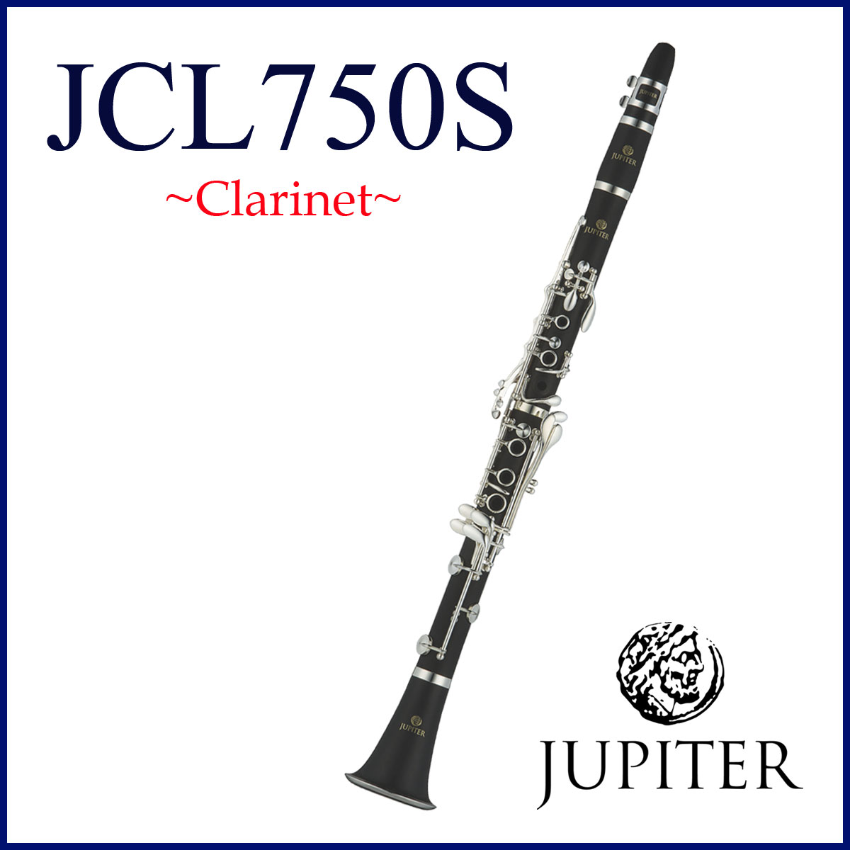 内祝い JUPITER JCL-750S ジュピター 最大41%OFFクーポン B♭ Clarinet 銀メッキ 木製管体 《お取り寄せ》 クラリネット