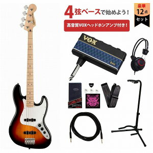 Squier by Fender / Affinity Series Jazz Bass Maple FB White PG 3-Color Sunburst VOXwbhzAv3tGLx[XS҃ZbgRyYRKz