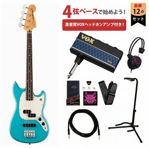 Fender / Player II Mustang Bass PJ Rosewood FB Aquatone Blue VOXwbhzAv3tGLx[XS҃ZbgRyYRKz