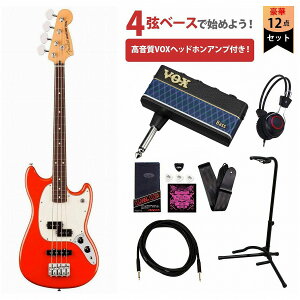 Fender / Player II Mustang Bass PJ Rosewood FB Coral Red VOXwbhzAv3tGLx[XS҃ZbgRyYRKz