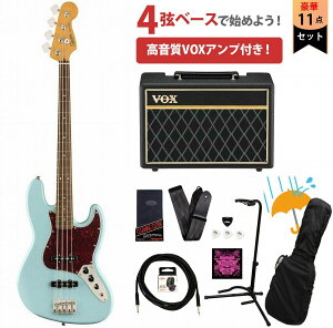 Squier / Classic Vibe 60s Jazz Bass Laurel FB Daphne Blue VOXAvtGLx[XS҃ZbgRyYRKz