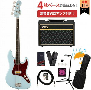 sWEBSHOPNAXZ[tFender / Gold Foil Jazz Bass Ebony FB Sonic Blue VOXAvtGLx[XS҃ZbgRyYRKz