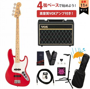 Fender / Made in Japan Hybrid II Jazz Bass Maple FB Modena Red VOXAvtGLx[XS҃ZbgRsFENDER[d`[i[v[g!tyYRKz