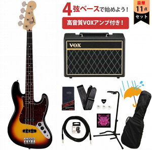 Fender / Made in Japan Junior Collection Jazz Bass Rosewood FB 3-Color Sunburst VOXAvtGLx[XS҃ZbgRsFENDER[d`[i[v[g!tyYRKz
