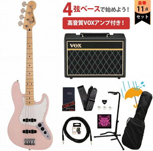 Fender / Made in Japan Junior Collection Jazz Bass Maple FB Satin Shell Pink VOXAvtGLx[XS҃ZbgRsFENDER[d`[i[v[g!tyYRKz