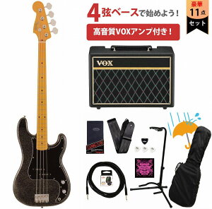 Fender / J Precision Bass Maple FB Black Gold VOXAvtGLx[XS҃ZbgRyYRKz