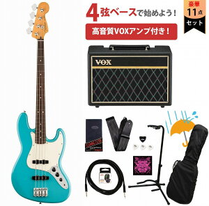 Fender / Player II Jazz Bass Rosewood FB Aquatone Blue VOXAvtGLx[XS҃ZbgRyYRKz