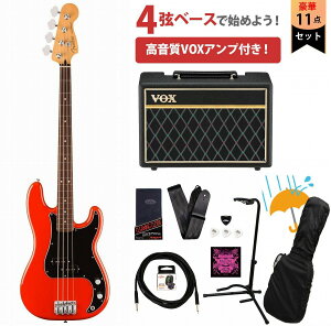 Fender / Player II Precision Bass Rosewood FB Coral Red VOXAvtGLx[XS҃ZbgRyYRKz