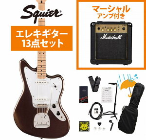 Squier by Fender / Affinity Series Jaguar Maple Fingerboard White Pickguard Mystic Metallic Brown Marshall MG10AvtGLM^[S҃ZbgRyYRKz
