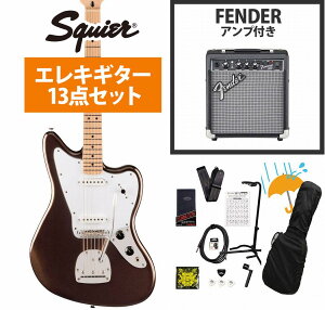 Squier by Fender / Affinity Series Jaguar Maple Fingerboard White Pickguard Mystic Metallic Brown Fender 10WAvtGLM^[S҃ZbgRyYRKz