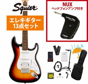 Squier by Fender / Affinity Series Stratocaster Junior HSS Laurel Fingerboard White PG3-Color Sunburst GP-1AvtGLM^[S҃ZbgRyYRKz