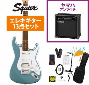Squier by Fender / Affinity Series Stratocaster Junior HSS Laurel Fingerboard White PG Ice Blue Metallic YAMAHA GA15IIAvtS҃ZbgRyYRKz