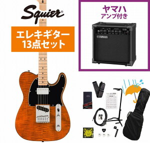 Squier by Fender / Affinity Series Telecaster FMT SH Maple Fingerboard Black Pickguard Mocha YAMAHA GA15IIAvtS҃ZbgRyYRKz