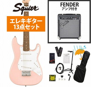 Squier by Fender / Mini Stratocaster Laurel Fingerboard Shell Pink @~jGLM^[ Fender 10WAvtGLM^[S҃ZbgRyYRKz