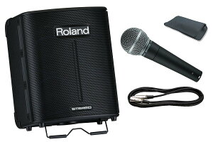Roland ���[�����h / BA-330�ySM58 LCE �� 3m�}�C�N�P�[�u�� �Z�b�g�z�s���X�I���W�i���E�X���[�u�E�o�b�O�v���[���g�t�yPNG�z