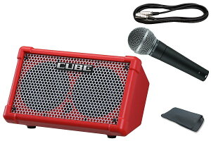 BOSS �{�X / CUBE Street II Red�ySM58 LCE �� 3m�}�C�N�P�[�u�� �Z�b�g�z�s���X�I���W�i���E�X���[�u�E�o�b�O�v���[���g�t�yPNG�z