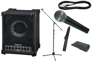 Roland ���[�����h / CM-30�ySM58 LCE �� 3m�}�C�N�P�[�u��+�}�C�N�X�^���h �Z�b�g�z�s���X�I���W�i���E�X���[�u�E�o�b�O�v���[���g�t�yPNG�z