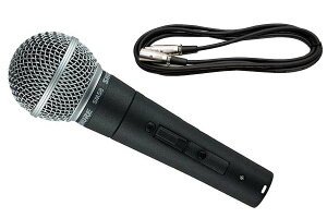 SHURE �V���A / SM58 SE�y3m�}�C�N�P�[�u�� �Z�b�g�I�z�X�C�b�`�t�� �_�C�i�~�b�N�}�C�N�y����ԁz�y�������K�i2�N�ۏ؁z�yPNG�z