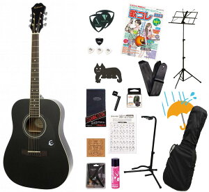 Epiphone / Songmaker DR-100 EB (Ebony) GstH tH[NM^[ ARM  S DR100ARMeĂ񂱐18_S҃ZbgRyYRKz