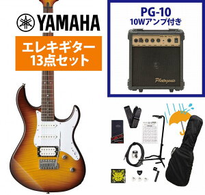 YAMAHA / PACIFICA212VFM TBS(タバコブラウンサウンバースト) PAC-212VFM PAC212VFM PG-10アンプ付属エレキギター初心者セットR【PNG】