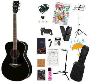 YAMAHA / FS820 BL (�u���b�N) ���}�n �A�R�[�X�e�B�b�N�M�^�[ �t�H�[�N�M�^�[ �A�R�M ���� ���S�� FS-820�A�R�M�e�����Ă񂱐���18�_���S�҃Z�b�gR�yPNG�z