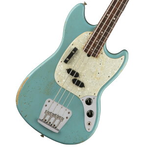Fender / JMJ Road Worn Mustang Bass Daphne Blue Rosewood 【YRK】【新品特価】《高音質！BOSSケーブルプレゼント！/+4957054217129》