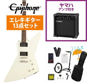 Epiphone / Inspired by Gibson Explorer 80s EMG Classic White �G�s�t�H�� YAMAHA GA15II�A���v�t�����S�҃Z�b�gR�yYRK�z