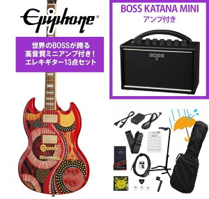 Epiphone / Inspired by Gibson Fatoumata Diawara SG Ember Red �G�s�t�H�� KATANA MINI �A���v�t��13�_�Z�b�g�I�yYRK�z