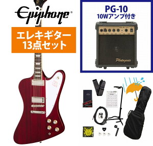 Epiphone / Inspired by Gibson Firebird Wine Red �G�s�t�H�� PG-10�A���v�t���G���L�M�^�[���S�҃Z�b�gR�yYRK�z