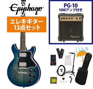Epiphone / Inspired by Gibson Les Paul Special Double Cut Figured Ocean Water �G�s�t�H�� PG-10�A���v�t���G���L�M�^�[���S�҃Z�b�gR�yYRK�z