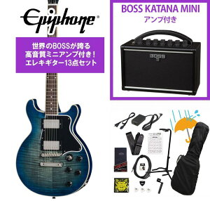 Epiphone / Inspired by Gibson Les Paul Special Double Cut Figured Ocean Water �G�s�t�H�� KATANA MINI �A���v�t��13�_�Z�b�g�I�yYRK�z
