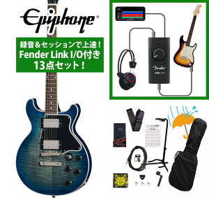 Epiphone / Inspired by Gibson Les Paul Special Double Cut Figured Ocean Water �G�s�t�H�� �^�����Z�b�V�����ŏ�B�IFender Link I/O�t��13�_�Z�b�g�yYRK�z