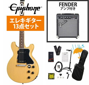 Epiphone / Inspired by Gibson Les Paul Special Double Cut TV Yellow �G�s�t�H�� Fender 10W�A���v�t���G���L�M�^�[���S�҃Z�b�gR�yYRK�z