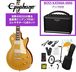 Epiphone / Inspired by Gibson Les Paul Standard 50s Goldtop �G�s�t�H�� KATANA MINI �A���v�t��13�_�Z�b�g�I�yYRK�z