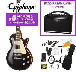 Epiphone / Inspired by Gibson Les Paul Standard 60s Ebony �G�s�t�H�� KATANA MINI �A���v�t��13�_�Z�b�g�I�yYRK�z