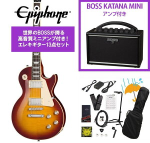 Epiphone / Inspired by Gibson Les Paul Standard 60s Figured Iced Tea Burst �G�s�t�H�� KATANA MINI �A���v�t��13�_�Z�b�g�I�yYRK�z