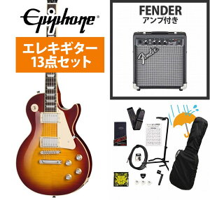 Epiphone / Inspired by Gibson Les Paul Standard 60s Figured Iced Tea Burst �G�s�t�H�� Fender 10W�A���v�t���G���L�M�^�[���S�҃Z�b�gR�yYRK�z