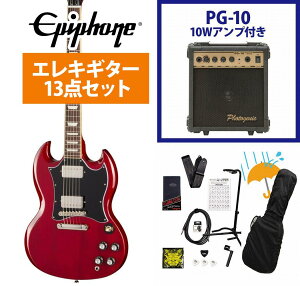 Epiphone / Inspired by Gibson SG Standard Cherry �G�s�t�H�� PG-10�A���v�t���G���L�M�^�[���S�҃Z�b�gR�yYRK�z