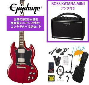 Epiphone / Inspired by Gibson SG Standard Cherry �G�s�t�H�� KATANA MINI �A���v�t��13�_�Z�b�g�I�yYRK�z