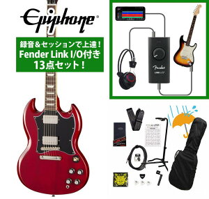 Epiphone / Inspired by Gibson SG Standard Cherry �G�s�t�H�� �^�����Z�b�V�����ŏ�B�IFender Link I/O�t��13�_�Z�b�g�yYRK�z