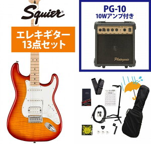Squier by Fender / Affinity Series Stratocaster FMT HSS Maple FB WH PG Sienna Sunburst GLM^[ PG-10AvtGLM^[S҃ZbgRyYRKz